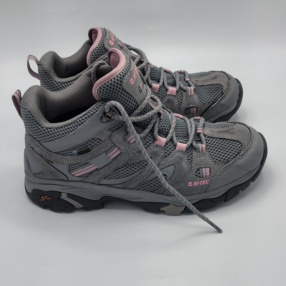 Hi-Tec Womens Apex Lite Mid Waterproof Round Toe Hiking Ankle Boots Size 9.5 - Picture 2 of 7